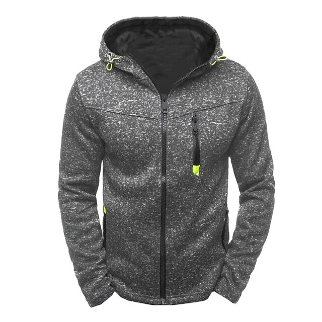 Mens Clothing Mens Hoodies & Sweatshirts | Mens Hoodie Jacket Hoodie Polka Dot Split Hooded Daily Sports Going out Active Basic 