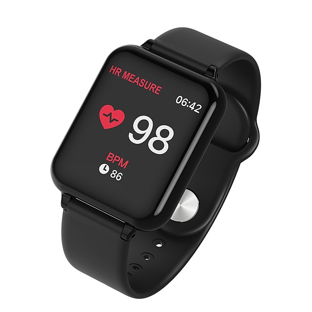  B57T Smartwatch für Android iOS Bluetooth 1.3 Zoll Bildchirmgröße IP 67 Wasserdichtes Niveau Wasserfest Herzschlagmonitor Blutdruck Messung Sport Verbrannte Kalorien Schrittzähler Anruferinnerung