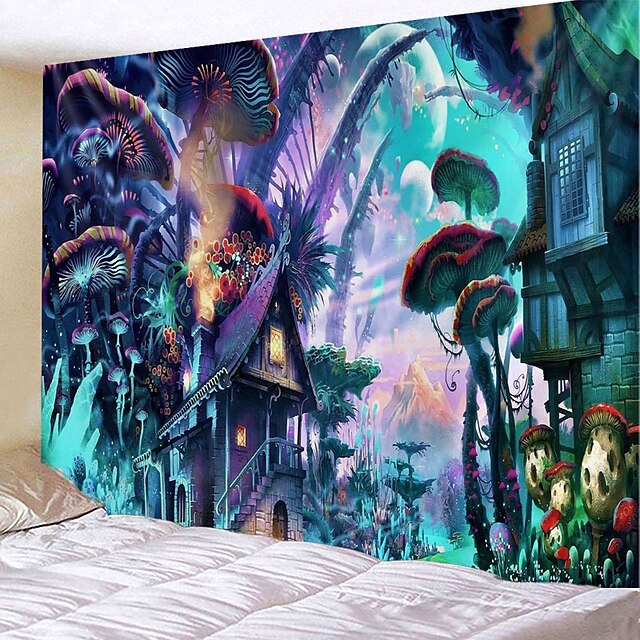 Home & Garden Home Decor | Psychedelic Abstract Wall Tapestry Art Decor Blanket Curtain Picnic Tablecloth Hanging Home Bedroom L