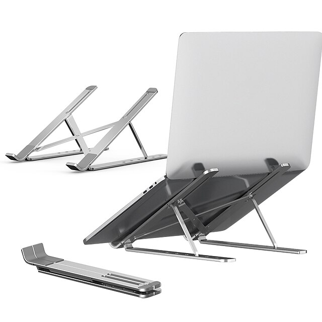  Portable Laptop Stand Folding Notebook Stand Holder For Macbook Lapdesk Adjustable Aluminum Alloy Computer Cooling Bracket