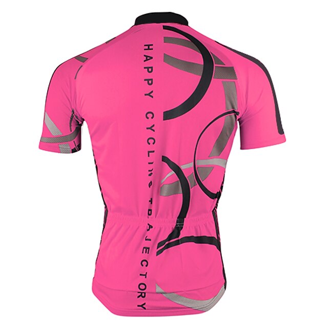 Men's Cycling Jersey Short Sleeve Bike Jersey Top with 3 Rear Pockets