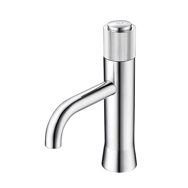  Bathroom Sink Faucet - FaucetSet Chrome Centerset Single Handle One HoleBath Taps