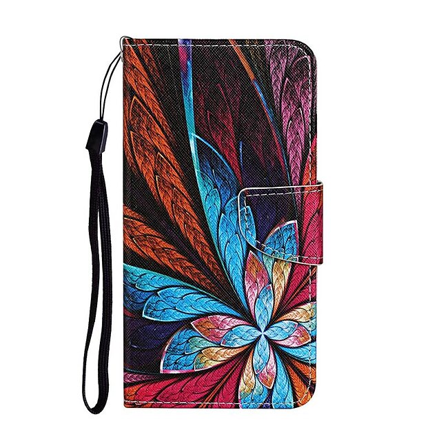  Case For Samsung Galaxy A01 A11 A21 A31 A41 A51 M10 A10 A20 A30 A40 A20E A50 A30S A70 Wallet Card Holder with Stand Full Body Cases Flower PU Leather