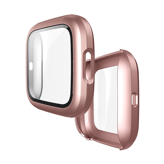 ケース と互換性があります Fitbit Versa 2 プラスチック / 強化ガラス 腕時計 カバー