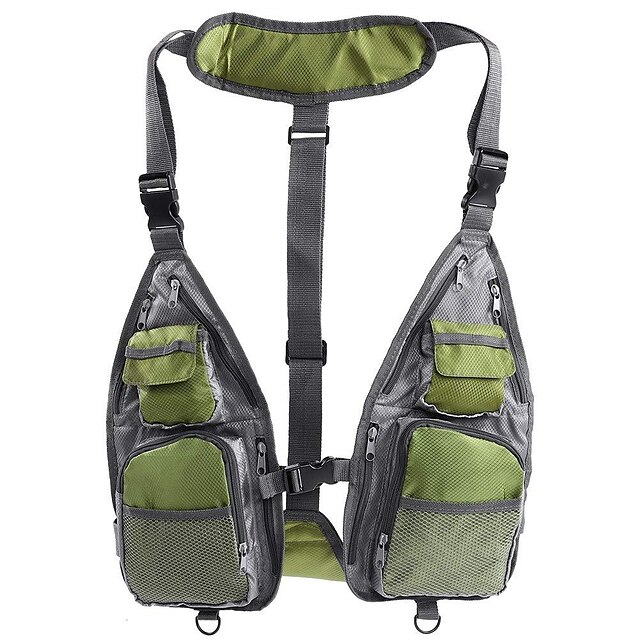  Men's Fishing Vest Lightweight Breathable Quick Dry Vest / Gilet Camping & Hiking Traveling Fishing / Nylon