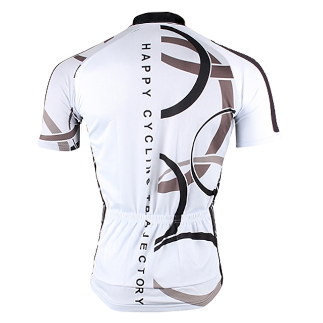 Men's Cycling Jersey Short Sleeve Bike Jersey Top with 3 Rear Pockets