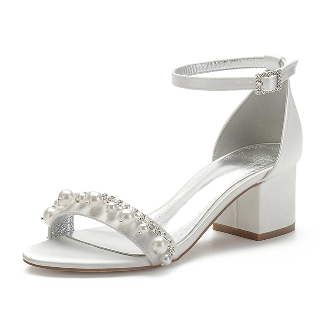  Pentru femei pantofi de nunta Sandale Cadouri de Valentin Tocuri cu curea pentru gleznă Petrecere Petrecere și seară Sandale de nunta Pantofi de mireasa Pantofi de domnișoară de onoare Piatr