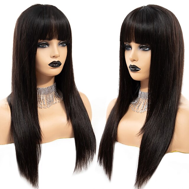  Synthetic Wig kinky Straight with Baby Hair Wig Very Long Natural Black Synthetic Hair 68~72 inch Women's Synthetic Black