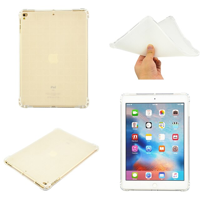  Phone Case For Apple Back Cover iPad Air iPad (2018) iPad Air 2 iPad (2017) iPad Pro 9.7'' 360° Rotation Shockproof Solid Colored TPU