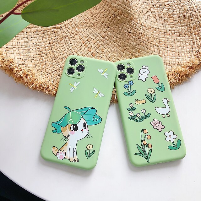  Case For Apple iPhone 7 iPhone 7P iPhone 8 iPhone 8P iPhone X iPhone iPhone XS iPhone XR iPhone XS max iPhone 11 iPhone 11 Pro iPhone 11 Pro Max iPhoneSE (2020) Pattern Back Cover Cartoon TPU