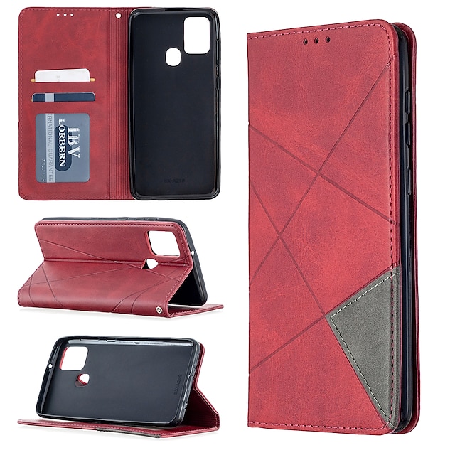  Phone Case For Samsung Galaxy Full Body Case Leather Flip S23 S22 S21 S20 Plus Ultra A73 A53 A33 A52 A42 Note 20 10 Card Holder Flip Magnetic Solid Color PU Leather