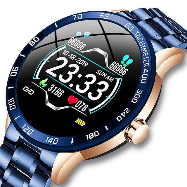  LIGE W0122 Chytré hodinky 1.28 inch Inteligentní hodinky Bluetooth Krokoměr Sledování aktivity Měřič spánku Kompatibilní s Android iOS Dámské Muži Dlouhá životnost na nabití Anti-ztracené IP 67 45mm