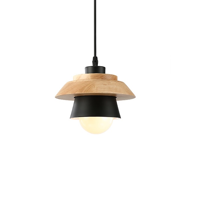 Lights & Lighting Pendant Lights | 19 cm Single Design Pendant Light Nordic Style Metal Painted Finishes Country 110-120V 220-24