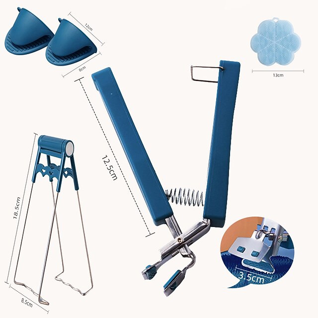 utensilios de cocina acero inoxidable + plástico protección contra