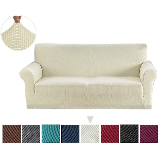  joustava sohvan päällinen liukupäällinen elastinen jacquard poikkileikkaussohva nojatuoli loveseat 4 tai 3 istuttava l-muotoinen sohva kalustesuoja liukastumista estävä päällinen pehmeä pestävä