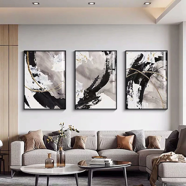 Oil Painting Hand Painted Vertical Abstract Landscape Comtemporary Modern Rolled Canvas (No Frame) 10