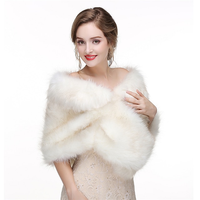 fur wraps and shawls