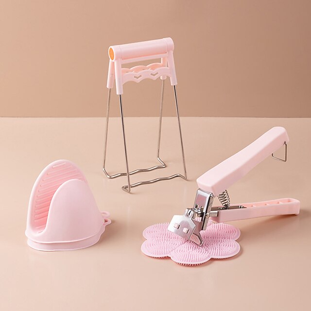 utensilios de cocina acero inoxidable + plástico protección contra