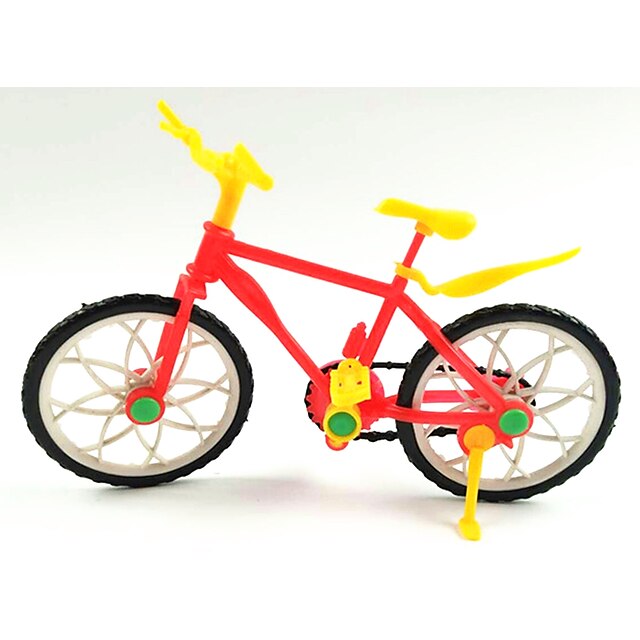  sykkel sykkel havet, tilbehør barneleker lite lekehus sykkel babyen sykkel uten farge