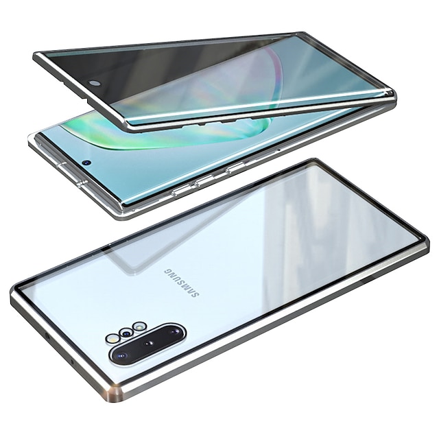  電話 ケース 用途 サムスンのギャラクシー S24 S23 S22 S21 S20 Ultra Plus FE Note 20 Ultra 10 Plus A71 A51 A70 A50 S25ウルトラ 磁気吸着ケース 全身保護 アンチピープ 耐衝撃 クリア プライバシー強化ガラス