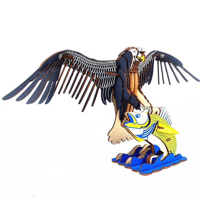  3D-puzzels Bouwplaat Modelbouwsets Vogel Dieren DHZ Simulatie Hard Kaart Paper Klassiek Kinderen Unisex Jongens Speeltjes Geschenk