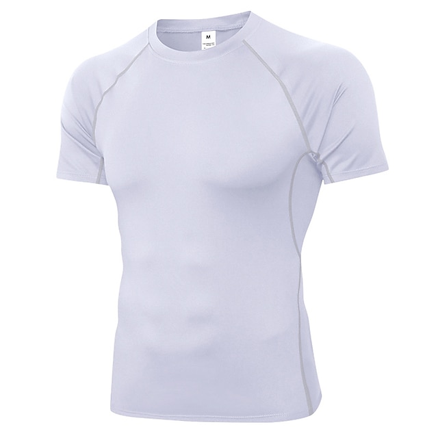 Men's Compression Shirt Running Shirt Short Sleeve Tee Tshirt Athletic