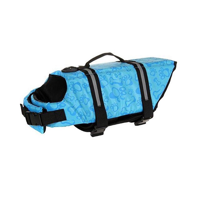  犬 ベスト ライフジャケット ソリッド 防水 犬用ウェア 迷彩色 白 / 青 ピンク コスチューム 混合材 S M L XL