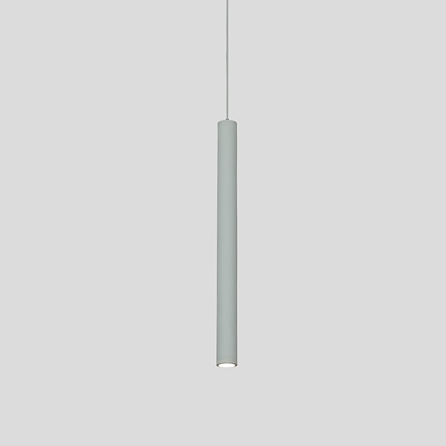 Lights & Lighting Pendant Lights | 1-Light 2.5 cm Pendant Light LED Single Design Aluminum Cylinder Painted Finishes Minimalist 