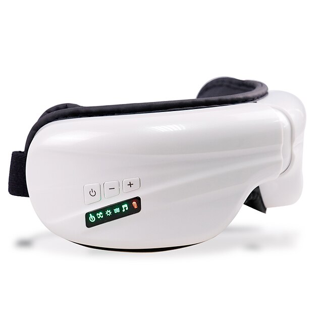  máscara de olhos para dormir massageador de olhos pressão de ar elétrica olhos massageador instrumento música vibração sem fio terapia de aquecimento magnético