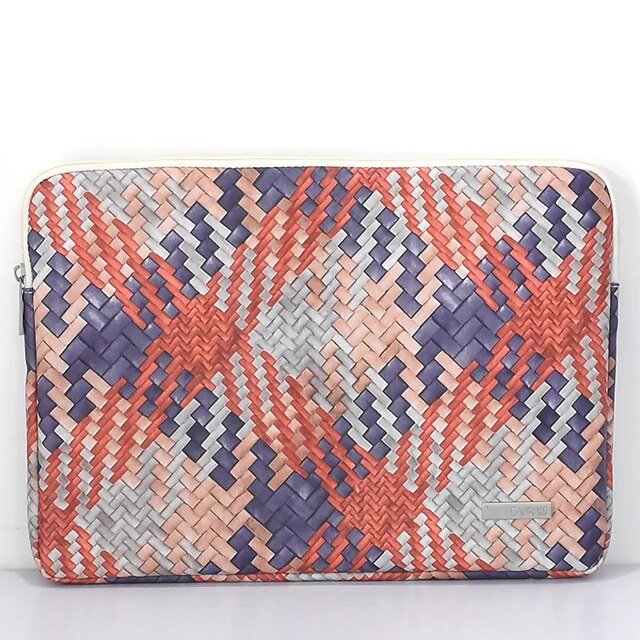  Laptop Sleeve Checkered Solid Color Unisex Shock Proof 11.6 12 13.3 14 15 Inch