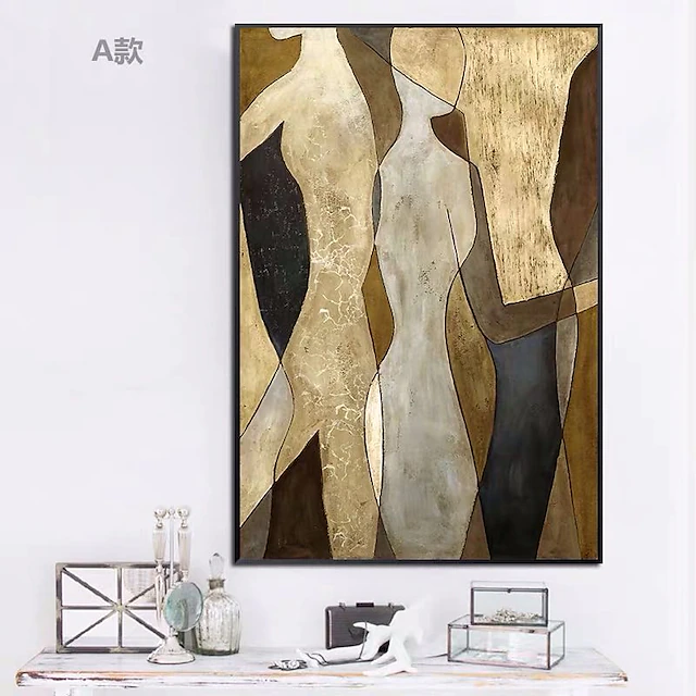 Oil Painting Hand Painted Vertical Abstract Landscape Comtemporary ...