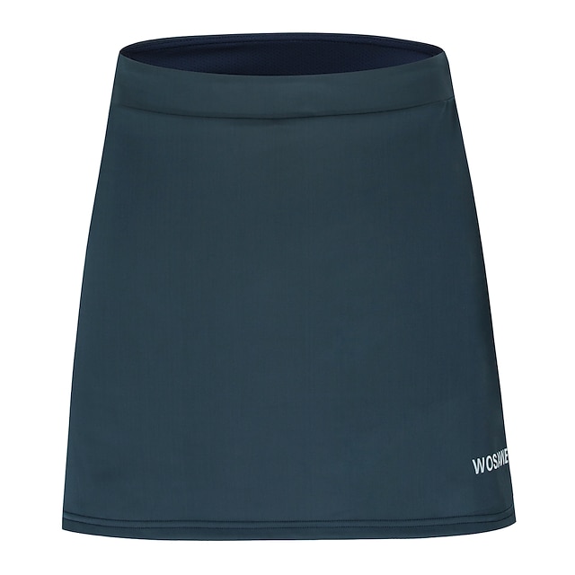 WOSAWE Women's Cycling Skort Skirt Bike Skirt Padded Shorts / Chamois