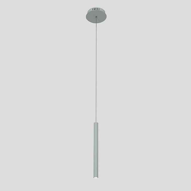 Lights & Lighting Pendant Lights | 1-Light 2.5 cm Pendant Light LED Single Design Aluminum Cylinder Painted Finishes Minimalist 