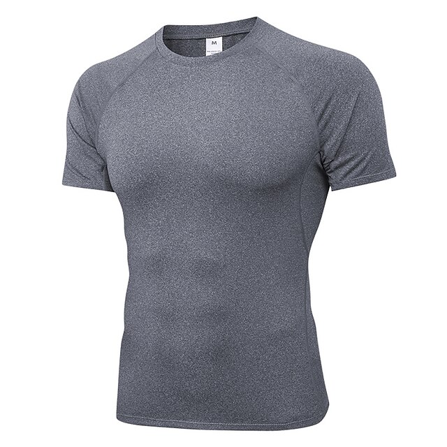 Men's Compression Shirt Running Shirt Short Sleeve Tee Tshirt Athletic