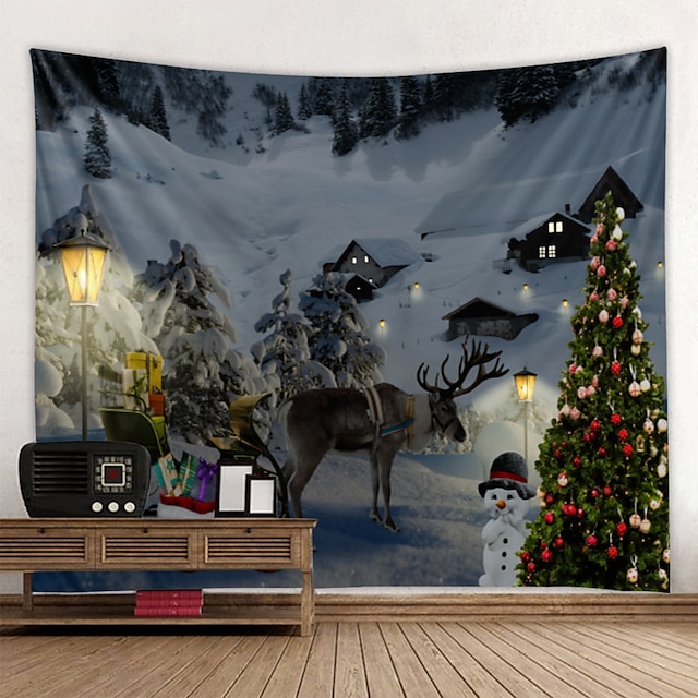 Home & Garden Home Decor | Christmas Santa Claus Wall Tapestry Art Decor Blanket Curtain Picnic Tablecloth Hanging Home Bedroom 