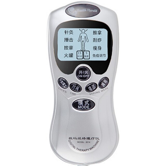  8Models Electric herald Tens Muscle Stimulator EMS Acupuncture Body Massage Digital Therapy Machine Electrostimulator HealthCare