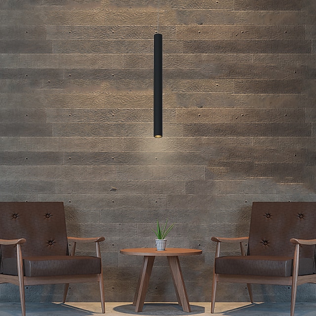 Lights & Lighting Pendant Lights | 1-Light 2.5 cm Pendant Light LED Single Design Aluminum Cylinder Painted Finishes Minimalist 