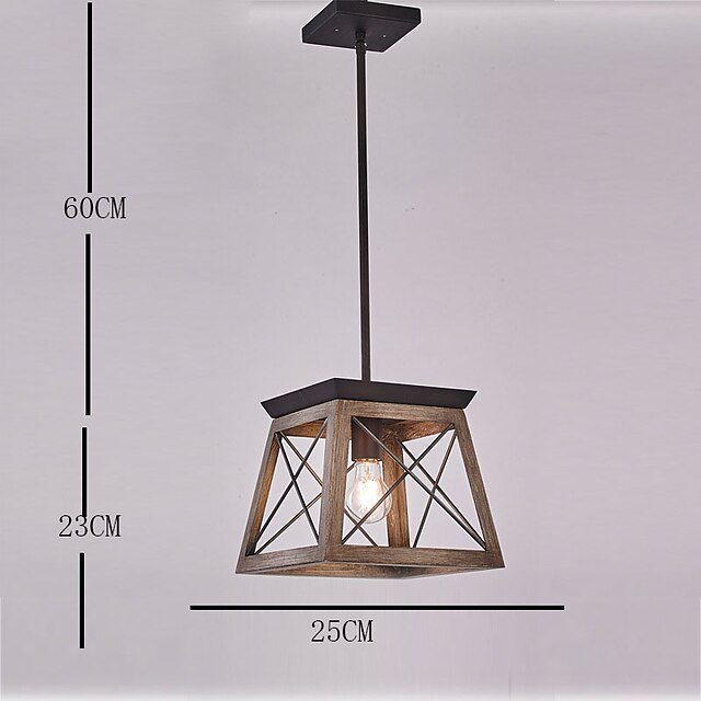 Lights & Lighting Pendant Lights | 25 cm Single Design Pendant Light Metal Vintage 220-240V - UN33239