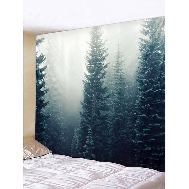 Home & Garden Home Decor | Nature Forest Thick Tree Wall Tapestry Large 3D Print Wall Art Hanging For bedroom Living Room Home D