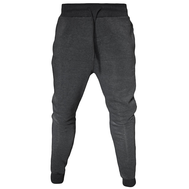 Men's Sweatpants Joggers Winter Pants Trousers Pocket Drawstring ...