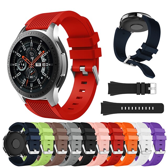  Silicone Watchband for Samsung Galaxy Watch 42mm 46mm Active2 40mm 44mm Gear S2 S3 Strap Band Bracelet Active 2  20mm 22mm