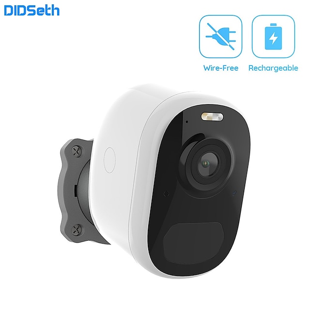  DIDSeth Wireless Home Security Wifi IP Security Cameras 1080P Battery Powered Rechargeable Pir Alarm Audio Low Power Surveillance Security Cameras