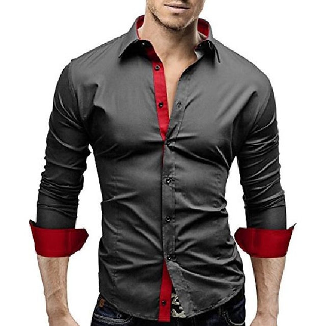 Kleding Herenkleding Overhemden & T-shirts Overhemden M Armani shirt met lange mouwen in zwart 