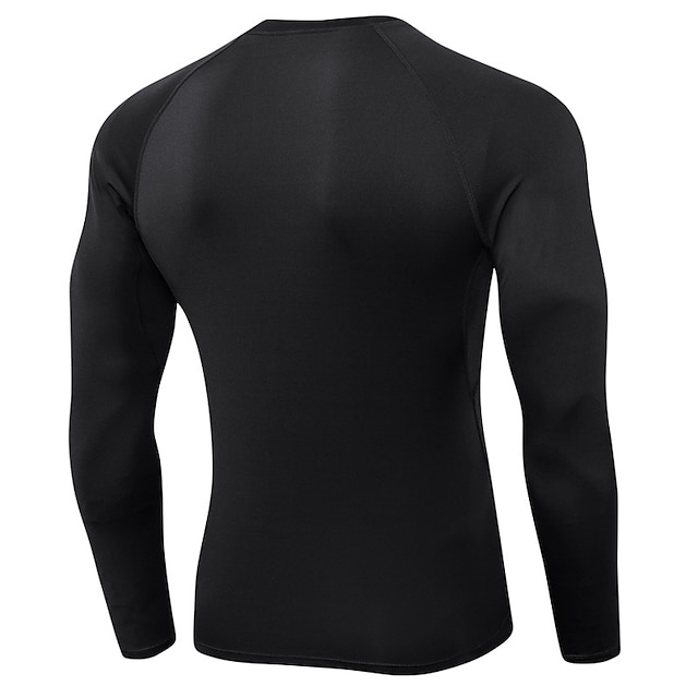 Sports & Outdoors Running, Jogging & Walking | YUERLIAN Mens Long Sleeve Compression Shirt Running Shirt Tee Tshirt Top Athletic