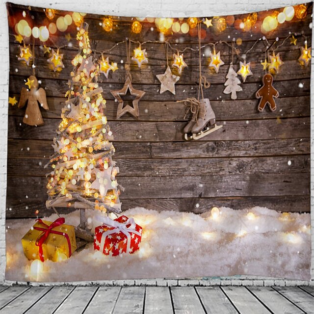 Home & Garden Home Decor | Christmas Santa Claus Holiday Party Wall Tapestry Art Decor Blanket Curtain Picnic Tablecloth Hanging