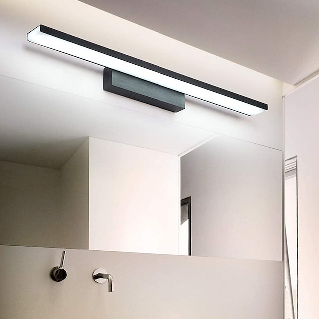  led tükörlámpa 81cm modern/modern stílusú fürdőszobai lámpák alumínium szálcsiszolt anyagok szekrény fali lámpák smink világítás smink lámpa 110-120/110-120v 32w