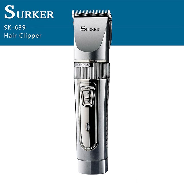  Surker Sk-639 Professional Electric Clippers Beard Trimmer Five-Speed Fine-Tuning Hair Clipper Hairdressing Tools Hair Cutting