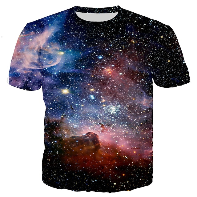 Men's Shirt T shirt Tee Tee Graphic Optical Illusion Classic Collar ...