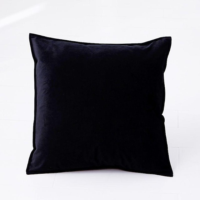  dekorative kasteputer 1 stk luksus fløyel ensfarget putetrekk stue soverom sofa putetrekk utendørs pute til sofa sofaseng stol rosa blå salvie grønn lilla