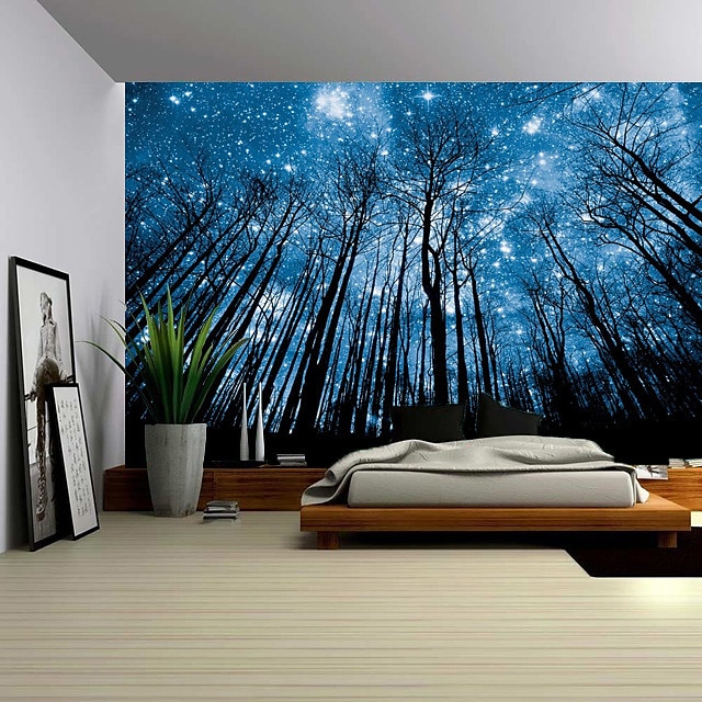 Home & Garden Home Decor | Nature Forest Thick Tree Wall Tapestry Large 3D Print Wall Art Hanging For bedroom Living Room Home D